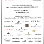 Vogue en Español Presented Bridal Event - March 2004