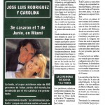 Jose Luis Rodriguez Y Carolina - Show Magazine