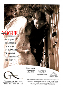 Vogue En Español Presented 2003 Bridal Event